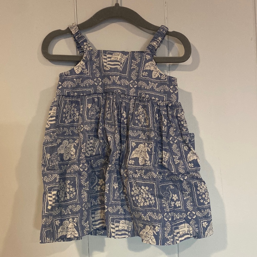 Reyn Spooner Toddler Sundress Set, Lahaina Sailor Blue